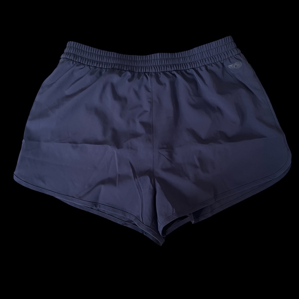NWT PINK Victoria's Secret Athletic Running Workout Shorts, Blue, size Small